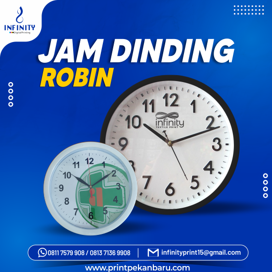 Jam Dinding Robin Custom