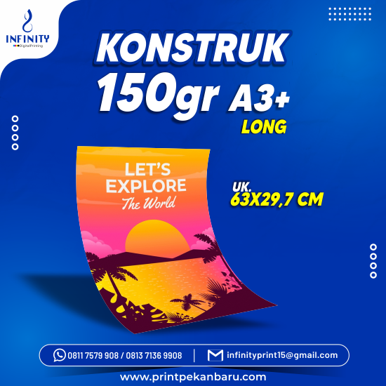 Laser Konstruk Long 150 gr 63 x 29,7 cm