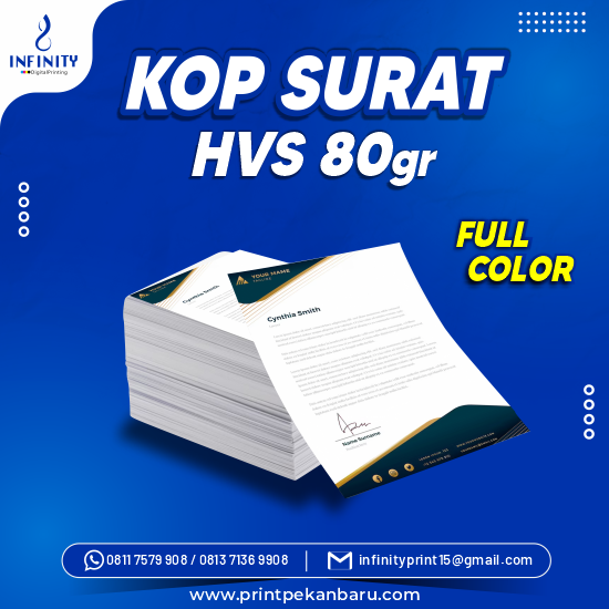 Kop Surat HVS 80gr Full Color