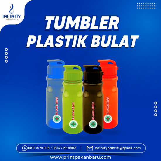 Tumbler Plastik Bulat