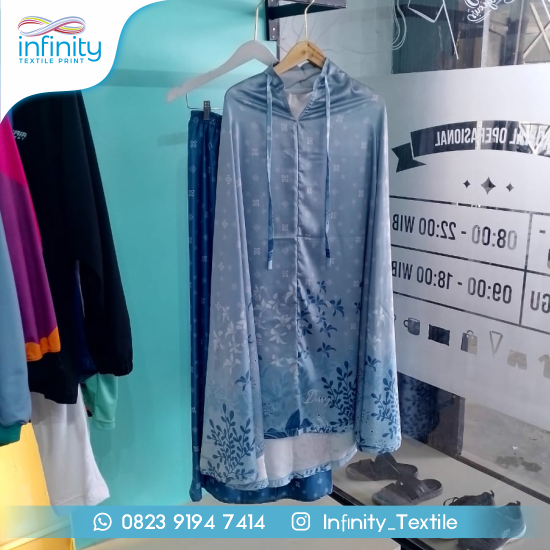 Mukena Atas Bawahan Fullprint