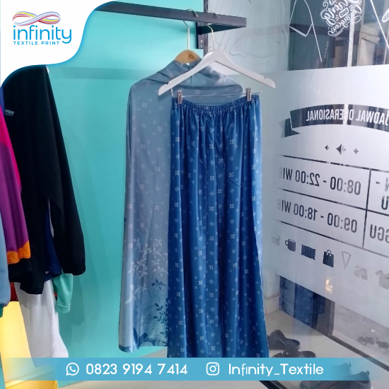 Mukena Atas Bawahan Fullprint