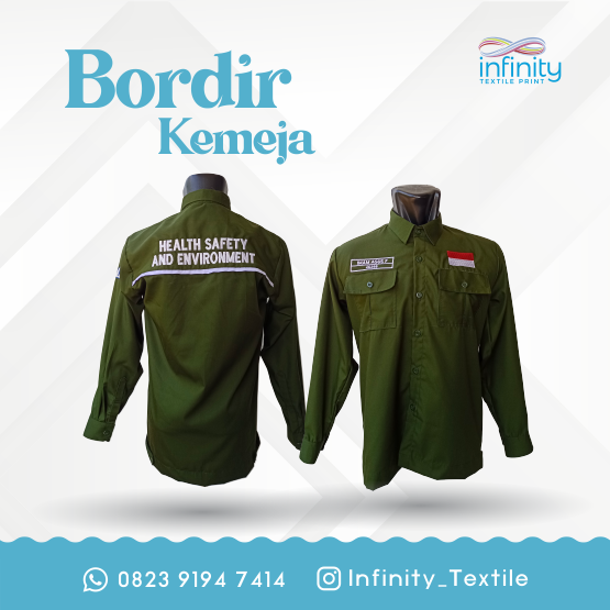 PDH / kemeja Bordir
